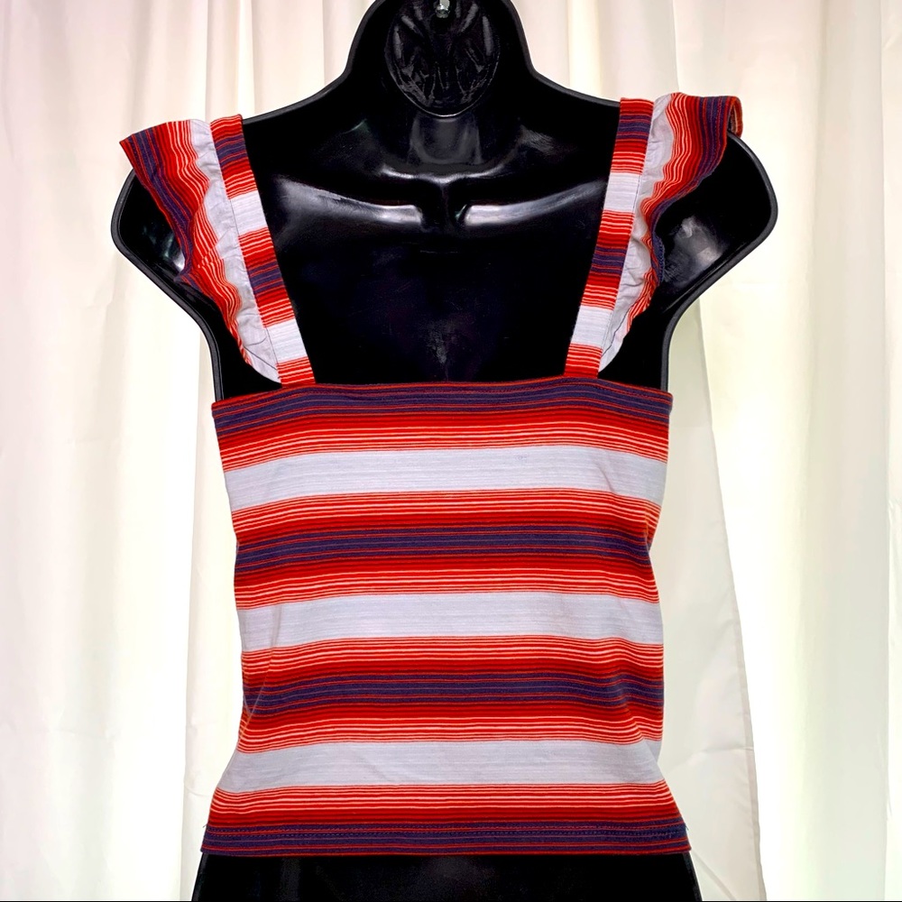 BP Ruffle Sleeve Stretch Tank - Picture 3 of 11